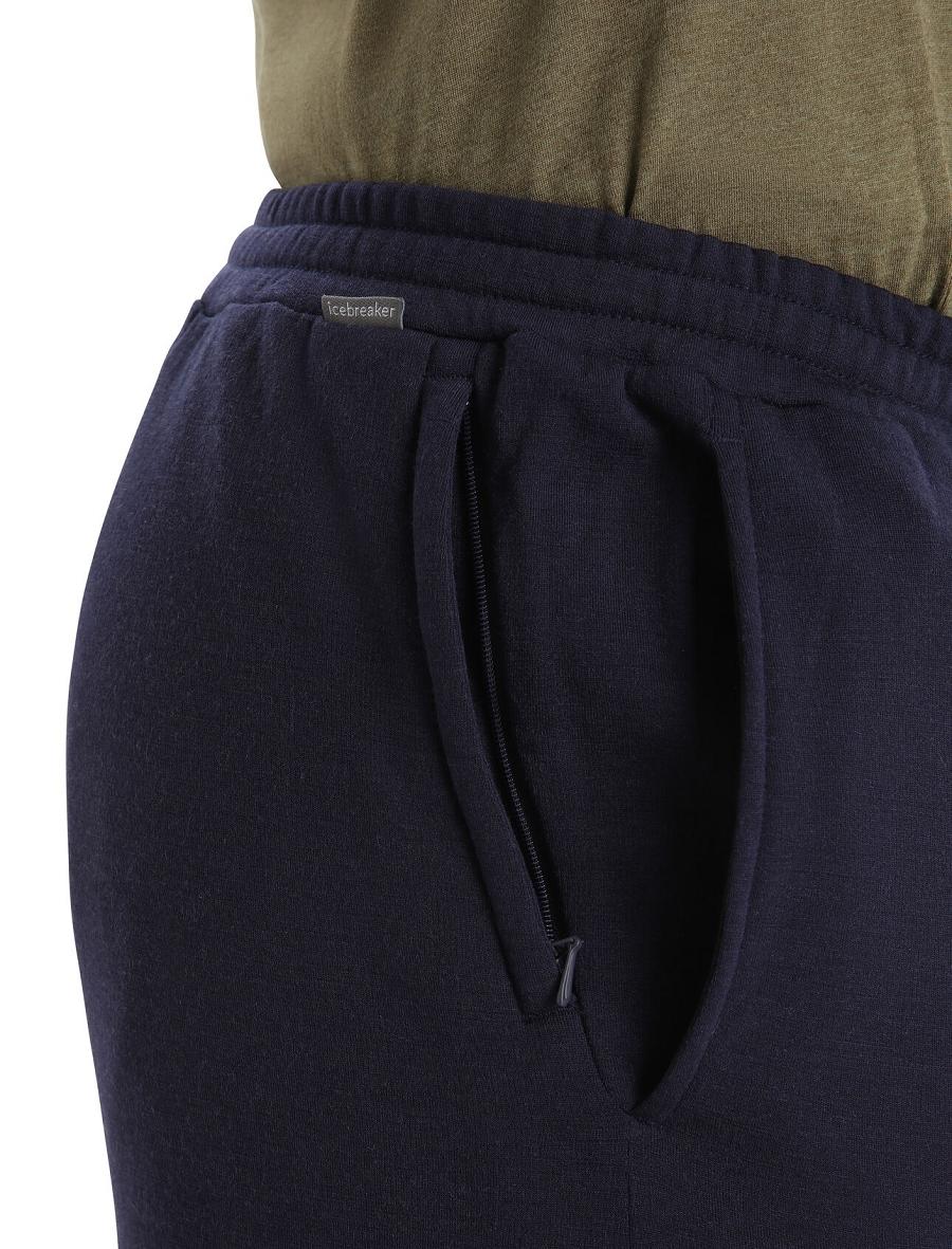 Icebreaker RealFleece™ Merino Dalston Pants Miesten Juoksuvaatteet Laivastonsininen | FI 1141LISH